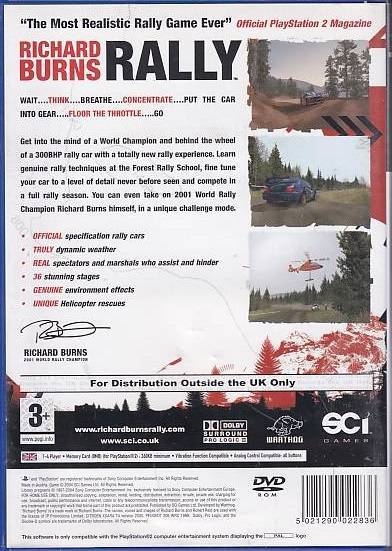 Richard Burns Rally - PS2 (Genbrug)